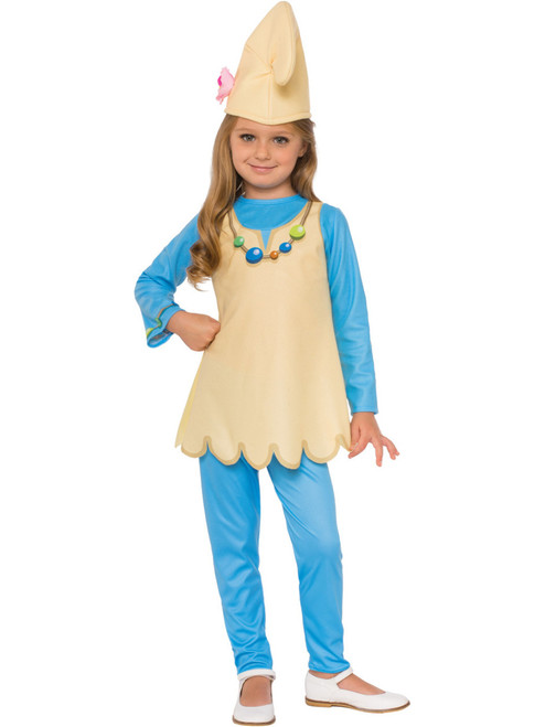 Child's Girls Smurfs The Lost Village Blossom Costume