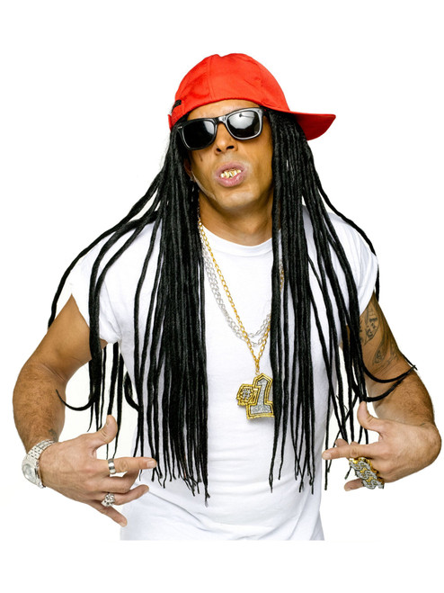 Adult's Mens Li'L Hopper Hip Hop Rapper Costume Accessory Kit