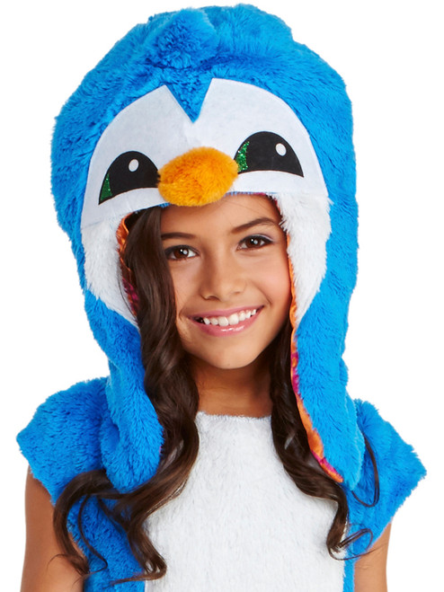 Animal Jam Dancing Clever Penguin Girls Hood One Size Costume Accessory