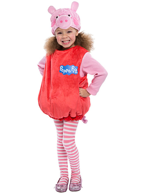 Peppa Pig Toddler Costume Bubble Dress With Hood