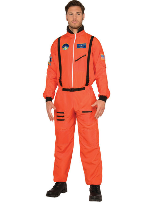 Men's Shuttle Commander Astronaut Moon Walk Suit Costume