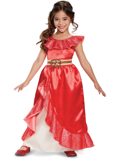 Child's Girls Deluxe Elena Of Avalor Adventure Dress Costume