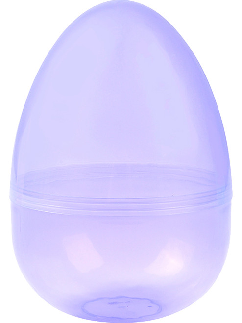 Jumbo 8" Translucent Blue Plastic Easter Surprise Egg Decorations