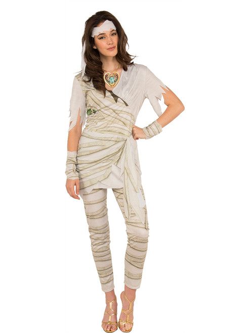 Womens Egyptian Queen Of The Undead Mummy Costume