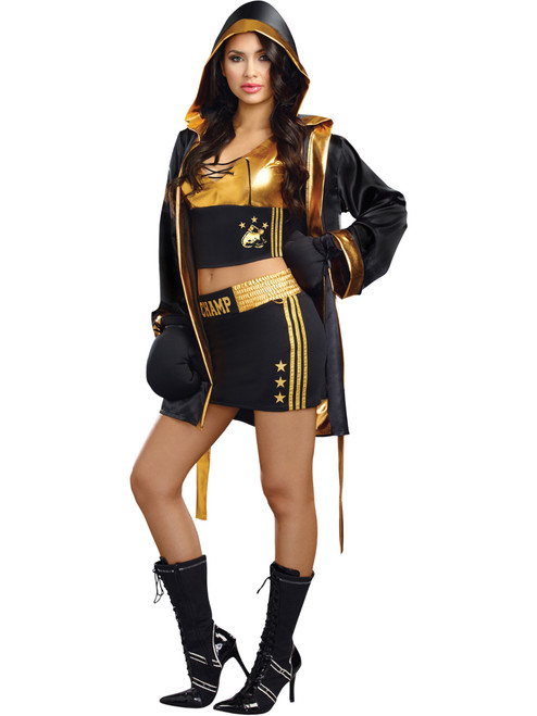 Adult's Womens World Champion Boxer Boxing Champ Costume