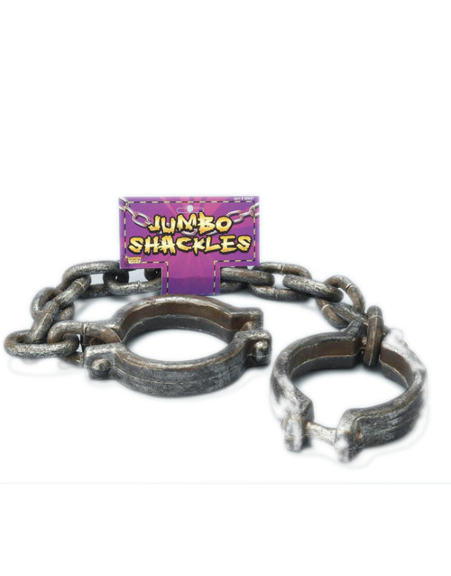 Jumbo Giant Hand Prisoner Costume Shackles Handcuffs