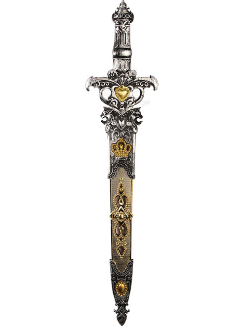 Medieval Crusader Ornate Ceremonial Sword Toy Costume Accessory