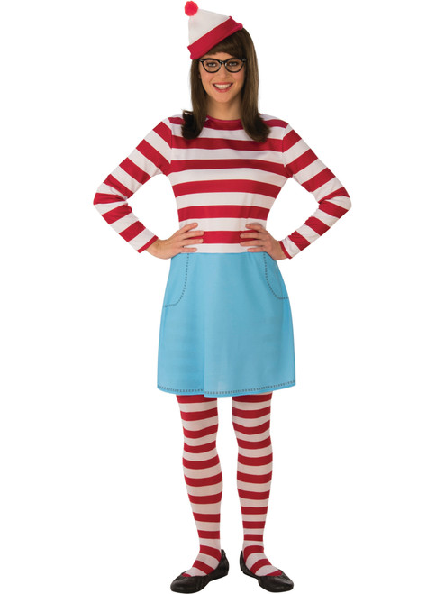 Womens Where's Waldo Girlfriend Wenda Costume