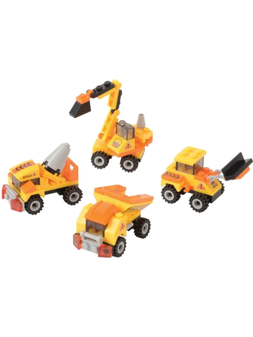 Building Bricks Block Mania Construction Vehicle Cement Truck Toy