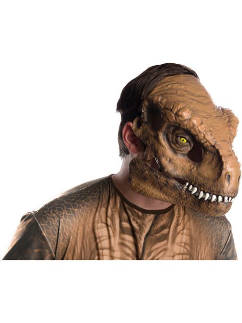 Adult's Jurassic World Fallen Kingdom Tyrannosaurus Rex T-Rex Moveable Jaw Mask