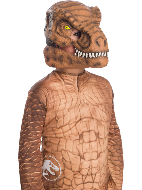 Child's Jurassic World Fallen Kingdom Tyrannosaurus Rex T-Rex Moveable Jaw Mask