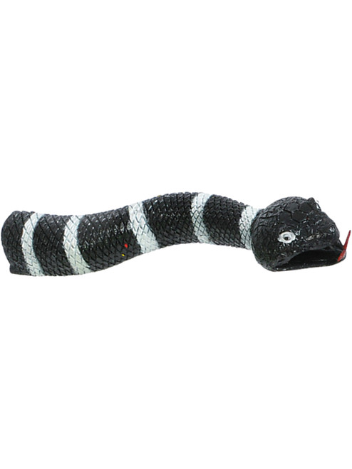 Medusa Puppet Black Finger Snake Puppet Costume Accessory