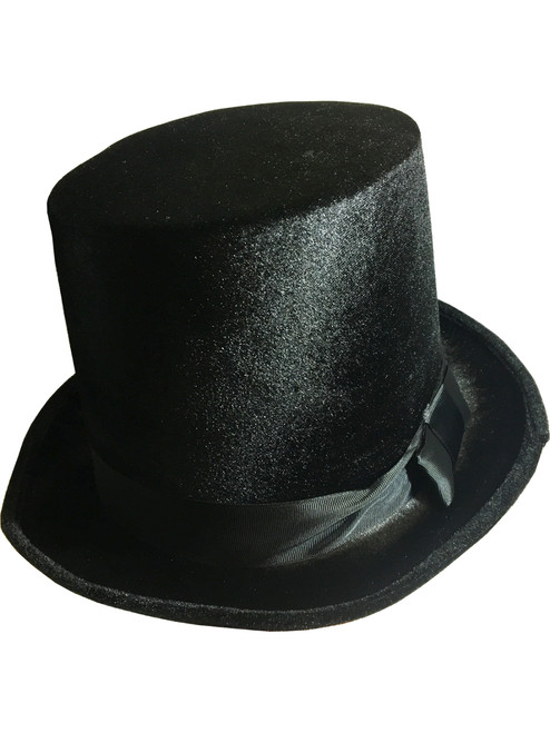 Adults 1890s Gentlemans Black Magic Top Hat Costume Accessory
