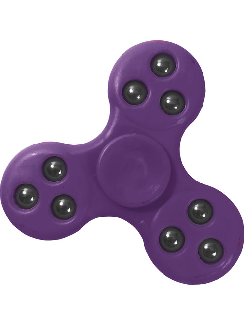 Fidget Spinner High Speed Steel Tri-Ball Purple Spinning Relief Toy