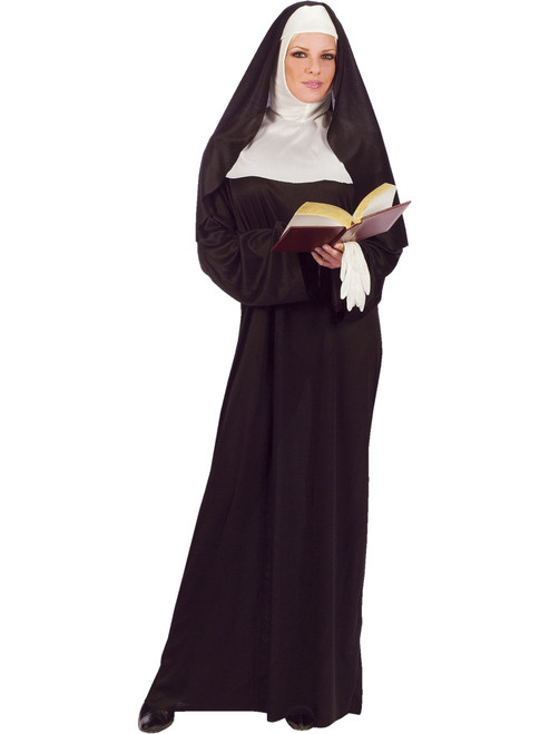 Adult's Womens Mother Superior Head Nun Costume One Size 4-14