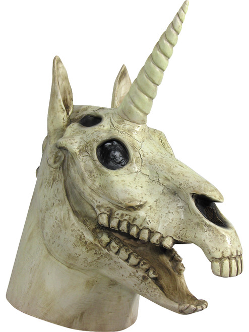 Adult's Mythical Fantasy Unicorn Skull Mask