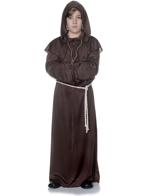 Boy's Medieval Monastery Monk Robes Costume