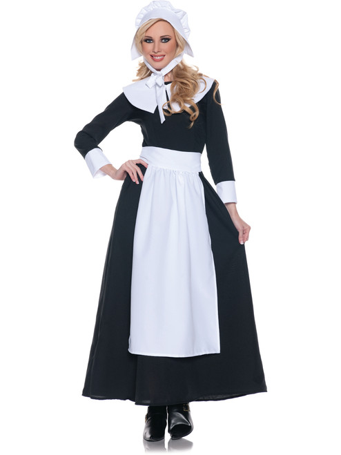 Women's English Puritan Settler Pilgrim Costume