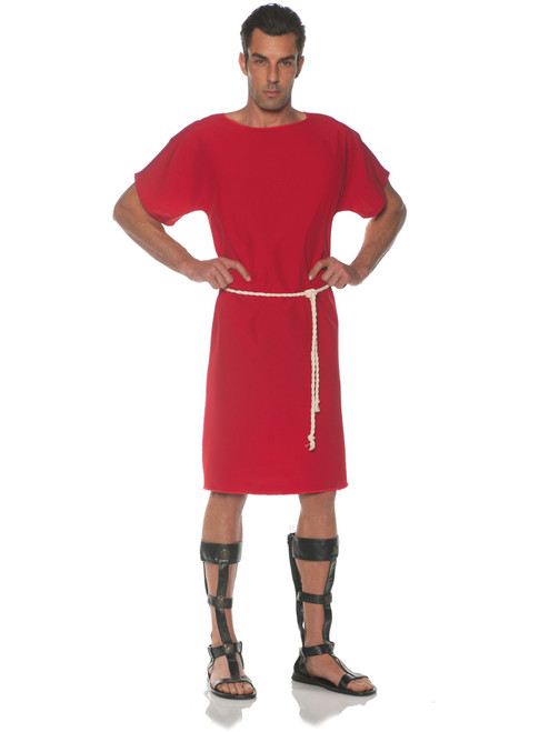 Men's Ancient Greek Roman Red Toga Costume