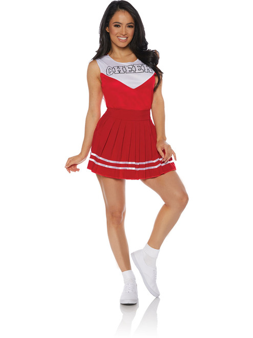 Women's Red Cheerleader Cheer Costume