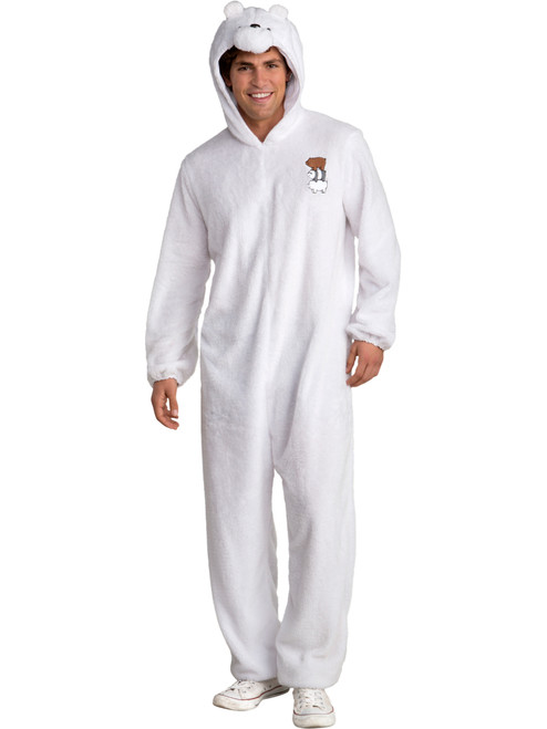 We Bare Bears Ice Bear One Piece Suit Adult Costume