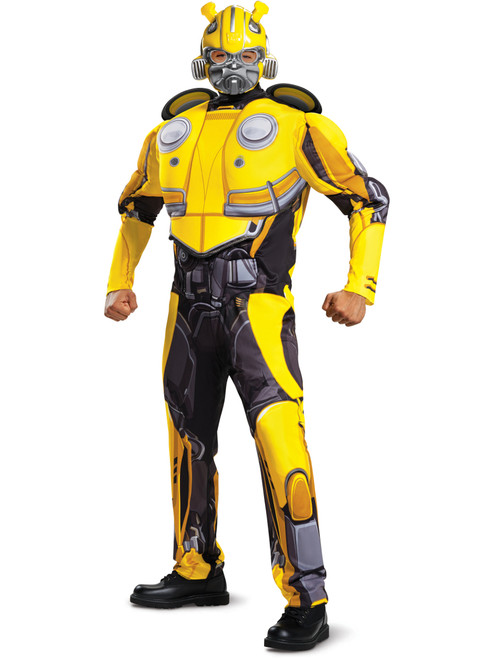 Adult's Mens Deluxe Transformers Bumblebee Classic Costume