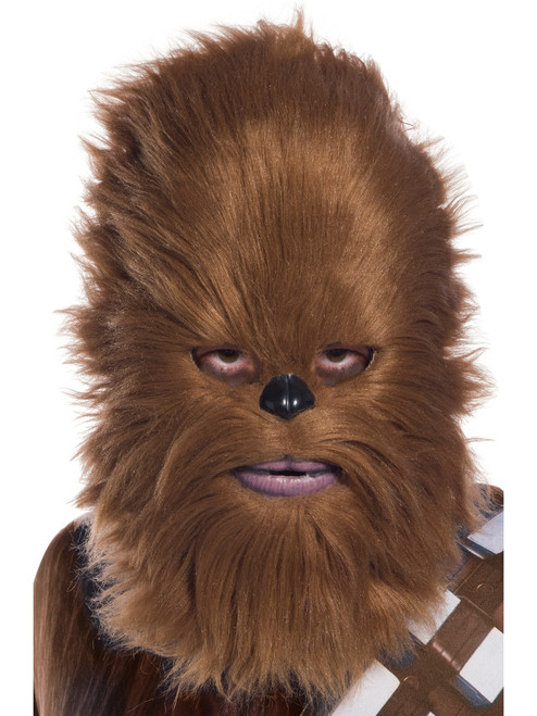Child's Star Wars Chewbacca Mask With Fur Costume Accessory