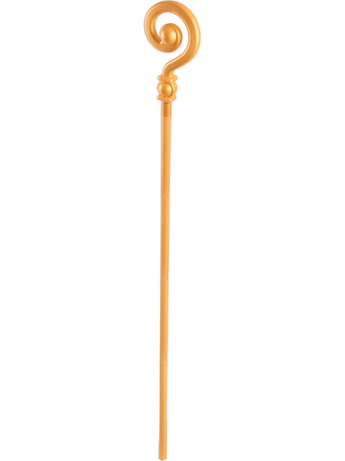 Arcane Magician Shephard Gold Staff Cane Costume Accessory