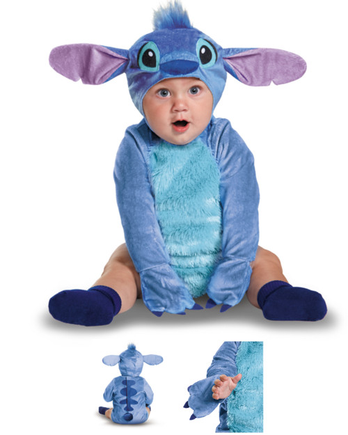 Child's Boys Disney Blue Alien Expirement 626 Lilo And Stitch Costume
