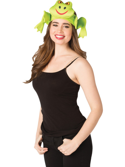 Animals Of The World Green Frog Headband Costume Accessory