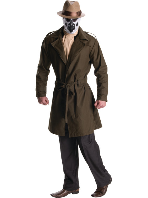 Adult Men's The Watchmen Rorschach Costume Plus Size