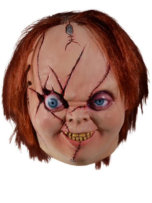 Bride Of Chucky Version 2 Slashed Doll Mask Costume Accessory