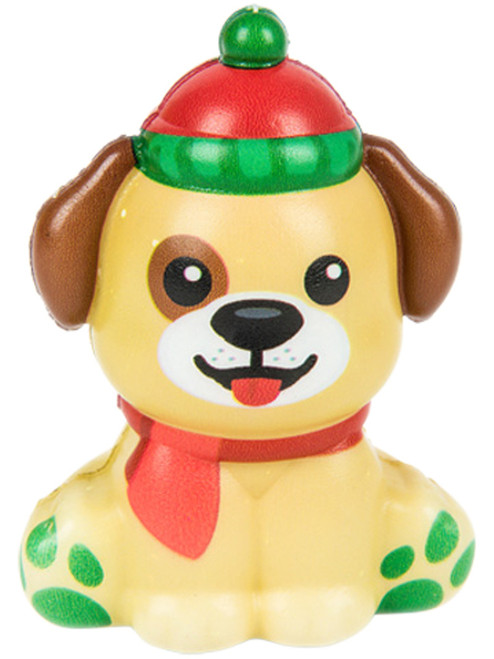 Christmas Winter North Pole Golden Retriever Squishie Toy Party Favor