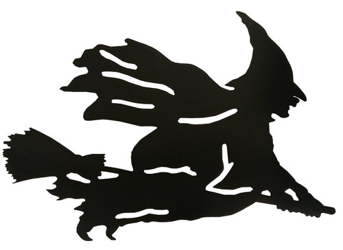 Halloween Witch Silhouette Cut Out Decoration