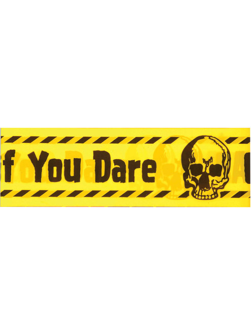Enter If You Dare Haunted House Warning Tape Decoration