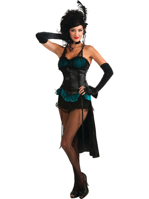 Wild West Burlesque Turquoise Showgirl 