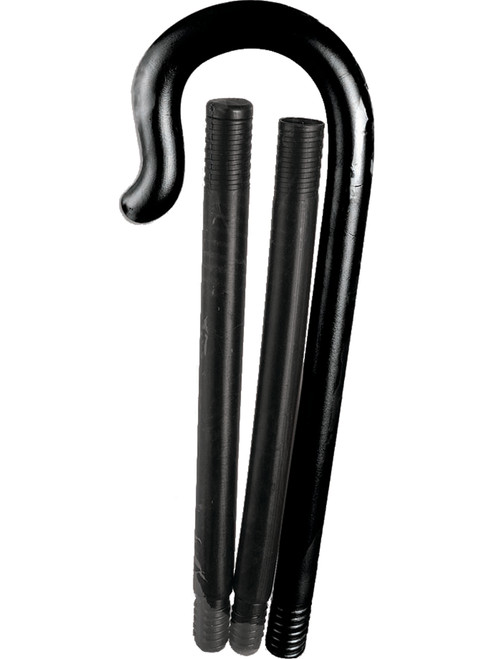 Old Man Grandpa Black Walking Cane Costume Accessory Old Man Grandpa Black Walking Cane Costume Accessory