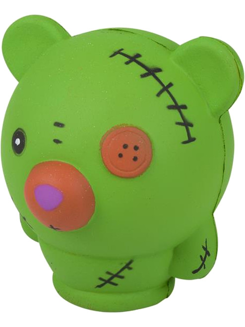 Halloween Monster Green Bear Squishie Toy Party Favor