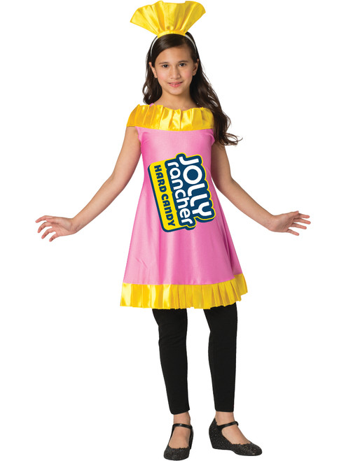 Girl's Classic Jolly Rancher Wrapper Watermelon Candy Costume Dress