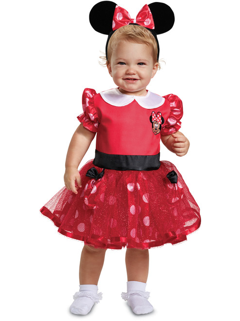 Red Minnie Mouse Baby Costume