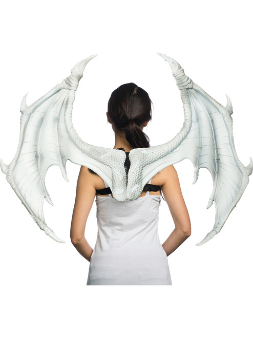 Supersoft White Ultimate Dragon Wings Costume Accessory