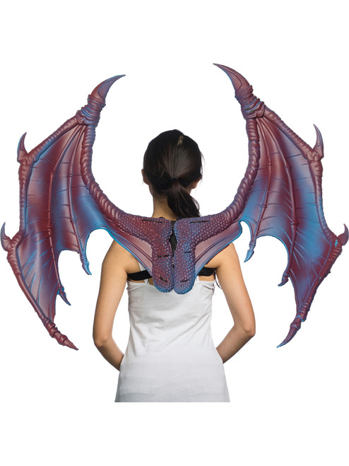 Supersoft Purple Ultimate Dragon Wings Costume Accessory