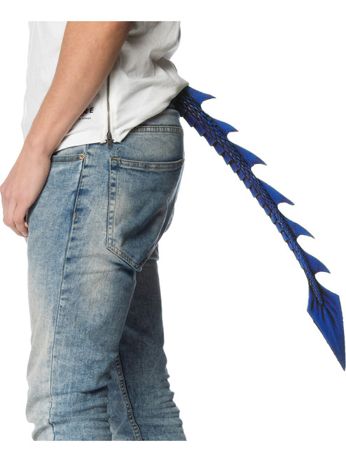 Child's Supersoft Blue Dragon Tail Costume Accessory 24 Inches