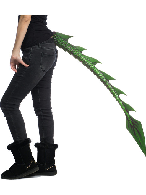 Adult's Supersoft Green Dragon Tail Costume Accessory 40 Inches