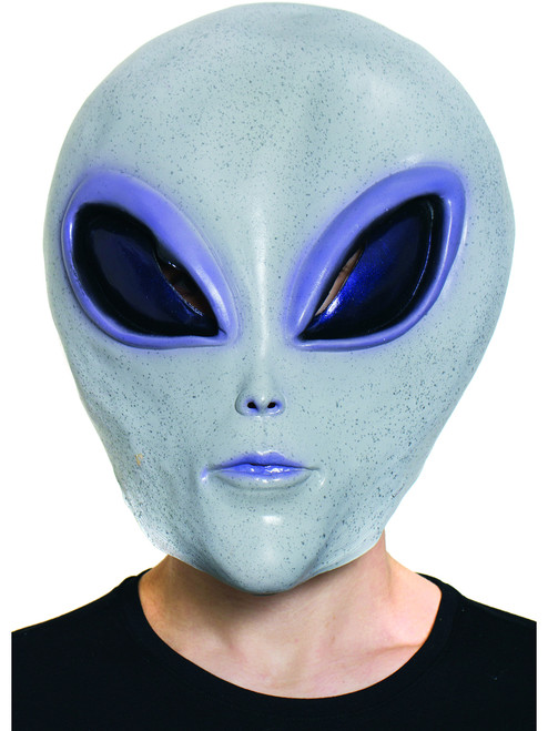 Classic Grey Alien Mask Costume Accessory