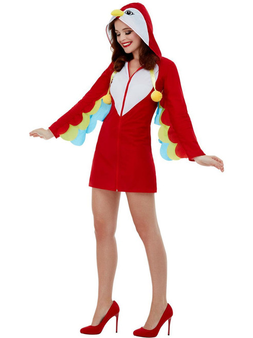 Women's Cute Tropical Animal Parrot Dress Costume