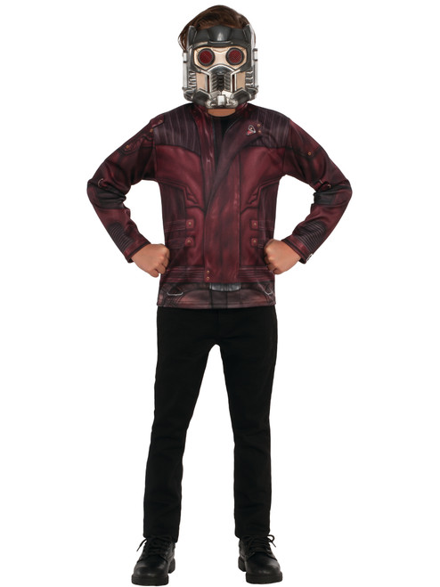 Boys Avengers Endgame Star-Lord Shirt And Mask Costume