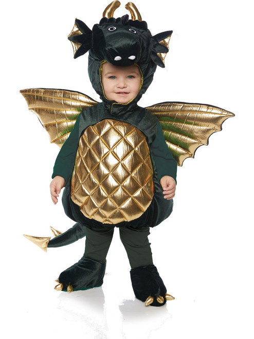 Belly Babies Plush Green Dragon Toddler Costume