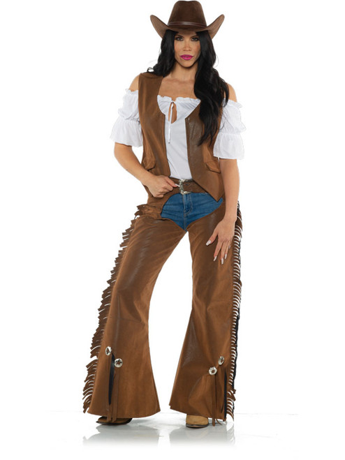 Women's Wild West Cowgirl Cattle Rustler Costume