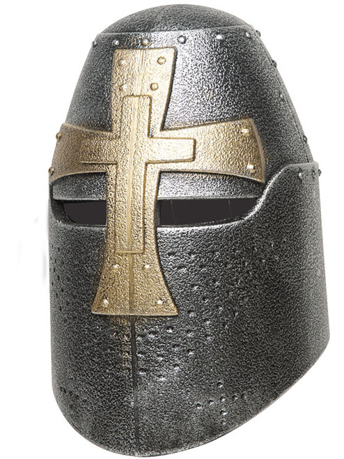 Adult's Gold Cross Crusader Helmet Costume Accessory